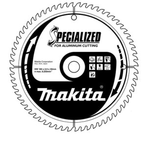 Pjovimo diskas aliuminiui Makita SPECIALIZED; 160x2,4x30,0 mm; Z60; 0°  