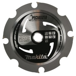 Pjovimo diskas fibrocementui Makita; 165x2,3x20,0 mm; Z4; 12°  
