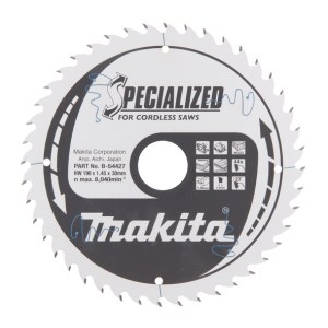 Pjovimo diskas medienai Makita SPECIALIZED; 190x1,45x30,0 mm; Z44; 23°  