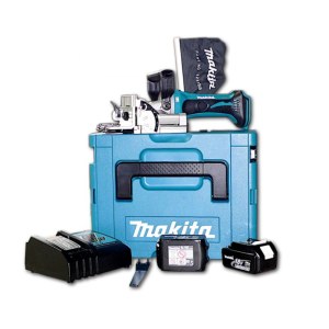 Sujungimo frezeris Makita BPJ180RFJ; 18 V; 2x3,0 Ah akum.