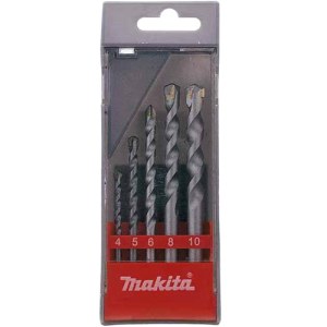 Grąžtų rinkinys Makita; 4/5/6/8 mm; 5 vnt.