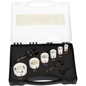 Gręžimo karūnų komplektas Makita D-47123; 8 vnt.