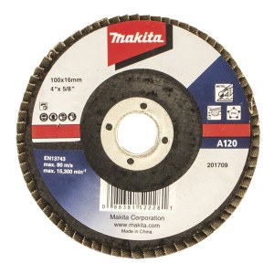 Vėduoklinis šlifavimo diskas Makita Economy; 125 mm; Z120