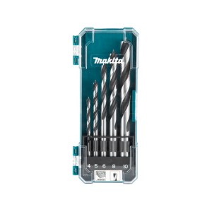 Grąžtų komplektas medienai Makita D-72861; 4/5/6/8 /10 mm; 5 vnt.