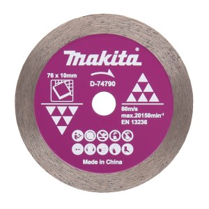 Deimantinis pjovimo diskas Makita D-74790; 76x10 mm