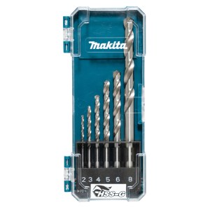 Grąžtų metalui rinkinys Makita D-75742; HSS-G; 2-8 mm; 6 vnt.