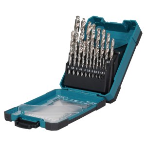 Grąžtų komplektas metalui Makita D-78352; 1-10 mm; 19 vnt.