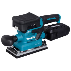 Plokštuminis šlifuoklis Makita DBO380RTJ; 18 V; 2x5,0 Ah akum.