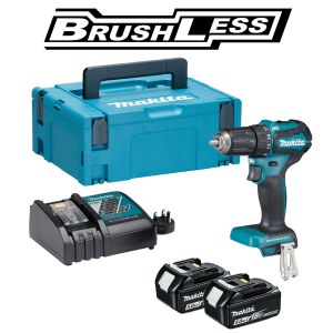 Suktuvas-gręžtuvas Makita DDF483RTJ; 18 V; 2x5,0 Ah akum.