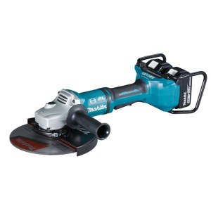 Kampinis šlifuoklis Makita DGA900PTX1; 2x18 V; 230 mm; 2x5,0 Ah akum.