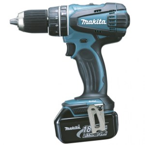 Smūginis suktuvas-gręžtuvas Makita DHP456RMJ; 18 V; 2x4,0 Ah akum.