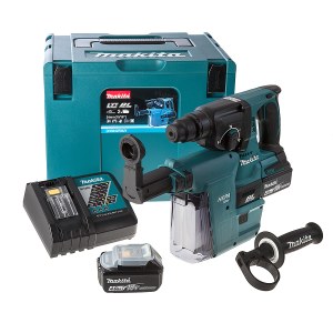 Akum. perforatorius Makita DHR242RMJV; 2 J; SDS-plus; 18 V; 2x4,0 Ah akum.