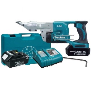 Skardos kirpimo žirklės Makita DJS130RFE; 18 V; 2x3,0 Ah akum.