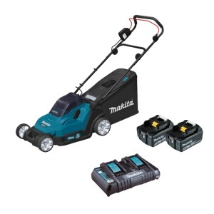 Akumuliatorinė vejapjovė Makita DLM432Z; 36 V; 2x5,0 Ah akum.