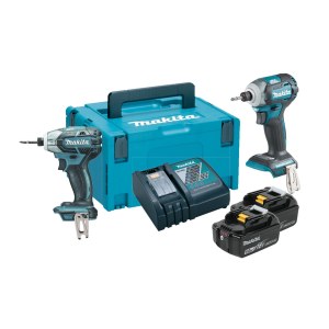 Įrankių rinkinys Makita DLX2211TJ (DTS141 + DTD170); 18 V; 2x5,0 Ah akum.