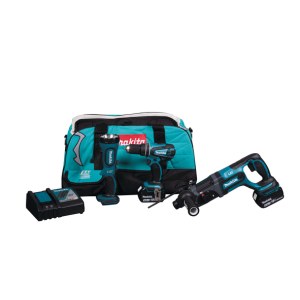 Įrankių rinkinys Makita DLX3008M (DHP456 + DHR241 + DML185); 18 V; 2x4,0 Ah akum.