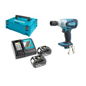 Smūginis veržliasūkis Makita DTW251RTJ; 18 V; 2x5,0 Ah akum.
