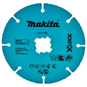 Pjovimo diskas Makita E-11776; 125x2x22,23 mm