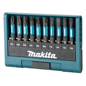 Sukimo antgalių rinkinys Makita E-12011; 10 vnt.