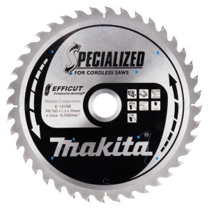 Pjovimo diskas Makita E-12158 TCT; 165x1,5x20 mm; T40; 15°