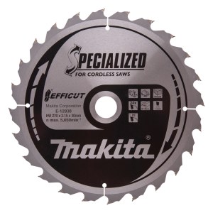 Pjovimo diskas medienai Makita E-12930; 270x30 mm; Z24; 23°