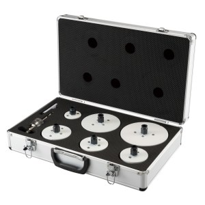 Gręžimo karūnų rinkinys Makita E-15780; 51-133 mm; 8 vnt.