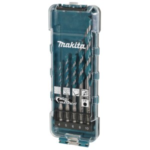 Grąžtų komplektas Makita E-16732; 1/4''; 4-10 mm; 5 vnt.
