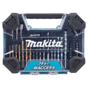 Grąžtų ir sukimo antgalių komplektas Makita E-22573; 38 vnt.