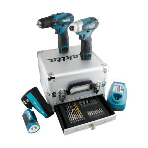 Įrankių rinkinys Makita LCT303X1 (DF330DZ+TD090DZ); 10,8 V; 3x1,3 Ah akum.