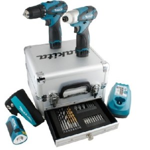 Įrankių rinkinys Makita LCT303X (DF330+TD090+ML100); 10,8 V; 2x1,3 Ah akum.