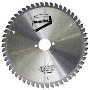 Pjovimo diskas aliuminiui Makita; 210x2,6x30,0 mm; Z54; -5°  