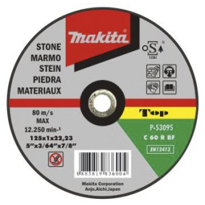 Abrazyvinis pjovimo diskas Makita P-53095; 125x1,0x22,23 mm