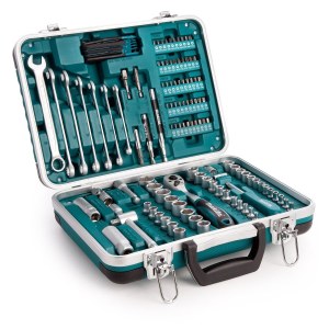 Įrankių komplektas Makita P-90635; 118 118 vnt. (pažeista pakuotė)