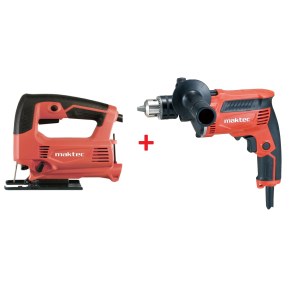 Elektrinis smūginis gręžtuvas Maktec MT817X100 + siaurapjūklis MT431