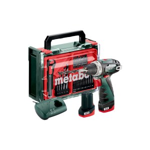 Akumuliatorinis suktuvas-gręžtuvas Metabo PowerMaxx BS Basic; 12 V; 2x2 Ah akum.; + priedai