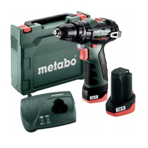 Smūginis suktuvas-gręžtuvas Metabo PowerMaxx SB BL; 12 V; 2x2,0 Ah akum.
