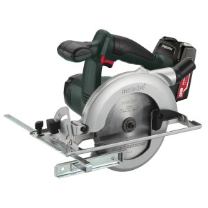 Akumuliatorinis diskinis pjūklas Metabo KSA 18 LTX; 18 V; 2x5,2 Ah akum.