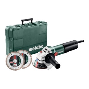 Kampinis šlifuoklis Metabo WQ 1100-125 Set + priedai