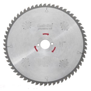 Pjovimo diskas medienai Metabo Precision Cut; 254x2,4x30,0 mm; Z60; -5°  