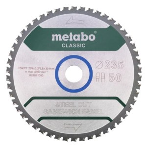 Pjovimo diskas Metabo FZ/FA STEEL CUT/SANDWICH PANEL CLASSIC; 230x30x50 mm; 4°