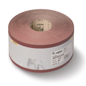 Šlifavimo popieriaus rulonas Mirka Jepuflex 250x50000 mm; P120; 1 vnt.
