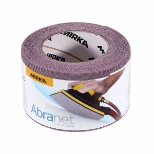 Šlifavimo tinklelio rulonas Mirka ABRANET; 75 mm x 10 m; P100
