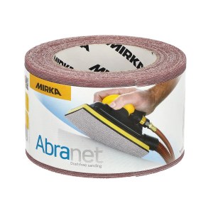 Šlifavimo tinklelio rulonas Mirka Abranet 545BI001413R; 75 mm; 10 m; P400