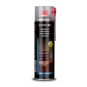 Varžtų atsukimą palengvinanti priemonė Motip PENETRATING OIL + MoS2; 500ml