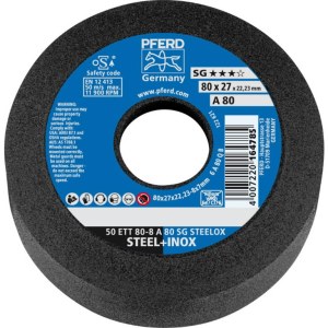 Šlifavimo puodelis Pferd SG Steelox; 80x27 mm; A80 