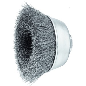 Vielinis apvalus šepetys Pferd 43469003 TBU 75/M14 INOX 0,3 mm
