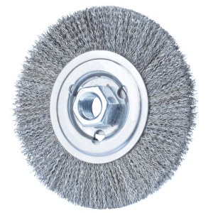 Vielinis apvalus šepetys Pferd 43502302 RBU 12512/M14 INOX 0,30 SG; 125x12x15 mm