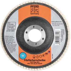 Poliravimo diskas Pferd FFS W; 125x22x22,23 mm