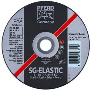 Šlifavimo diskas Pferd E125-4 A24 R SG; Ø125x4 mm; 1 vnt.