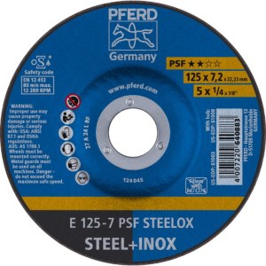 Šlifavimo diskas PFERD 640883; 125 mm